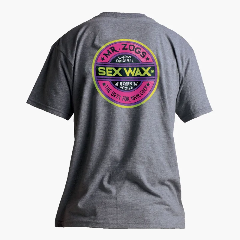 Sexwax Tee Fluoro Dark Heather-1